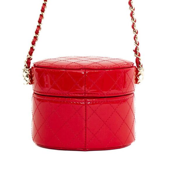 Chanel Patent Leather Mini Vanity Crossbody Bag - Picture 5 of 6